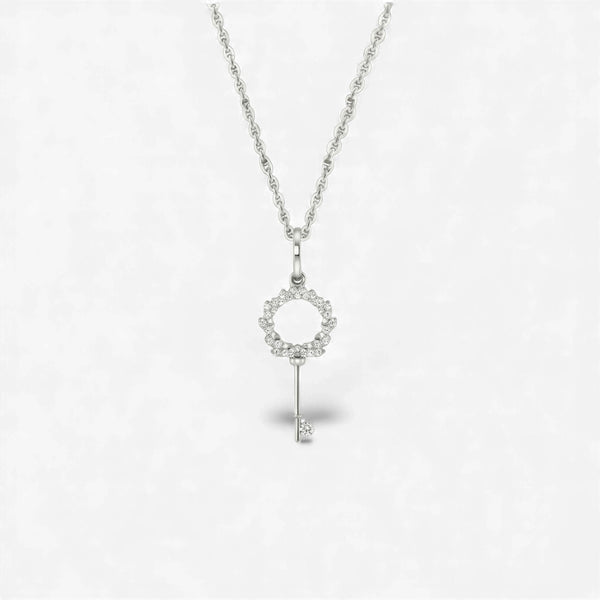 BOZ Forever Key Diamond Necklace in 18KT Gold Item | Buy BOZ Forever Key Diamond Necklace in 18KT Gold | SPOP Enterprise Global