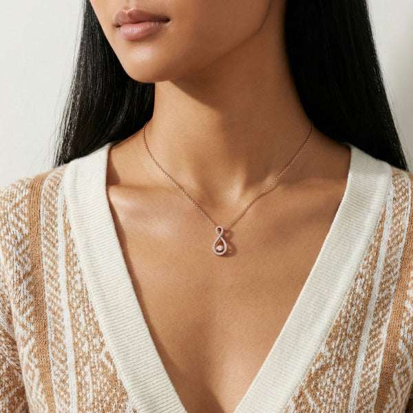 Item | Buy Oiza Twinkle Infinie Pendant Necklace in 18KT Gold | SPOP Enterprise Global