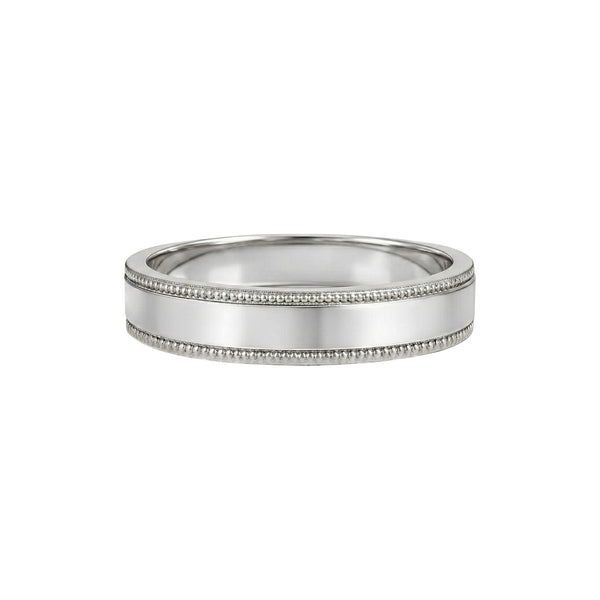 5MM Milgrain Band in 18KT Gold Item | Buy 5MM Milgrain Band in 18KT Gold | SPOP Enterprise Global