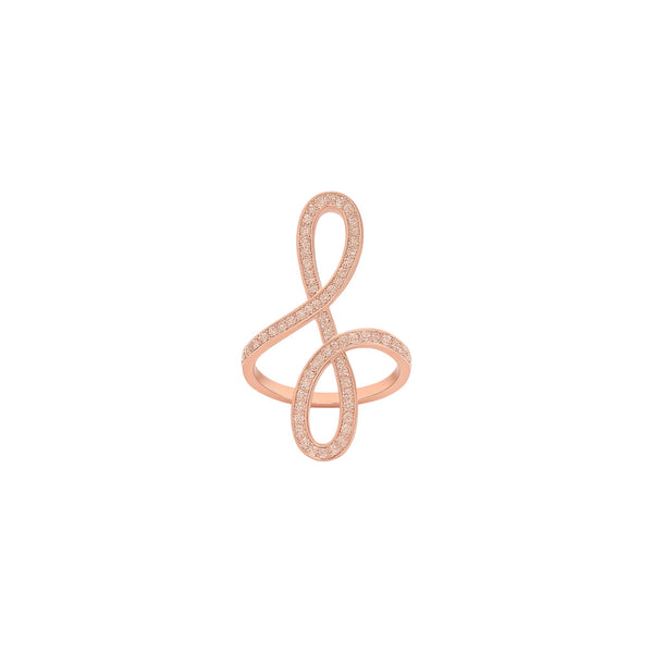 Oiza Infinie Pave Diamond Ring in 18K Gold Item | Buy Oiza Infinie Pave Diamond Ring in 18K Gold | SPOP Enterprise Global