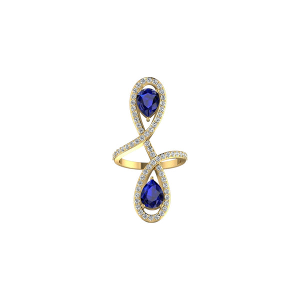 Item | Buy Oiza Infinie Colored Diamond Ring in 18KT Gold | SPOP Enterprise Global