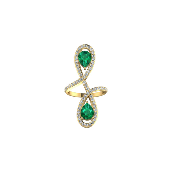 Item | Buy Oiza Infinie Colored Diamond Ring in 18KT Gold | SPOP Enterprise Global