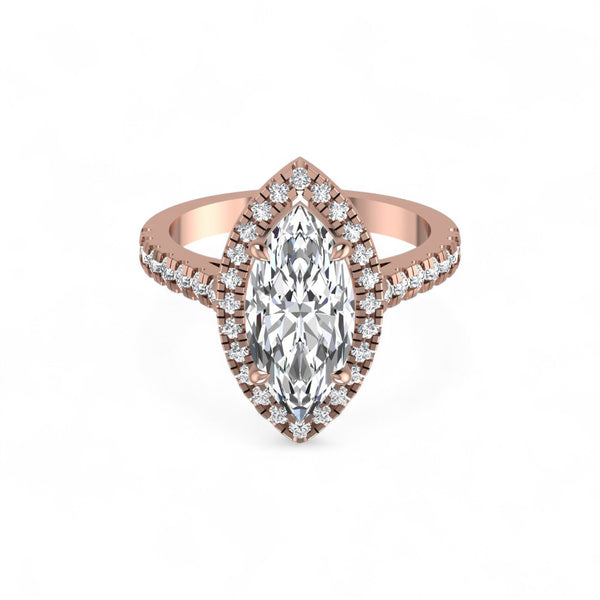 Item | Buy Jackie Marquise Cut Diamond Ring in 18K Gold | SPOP Enterprise Global
