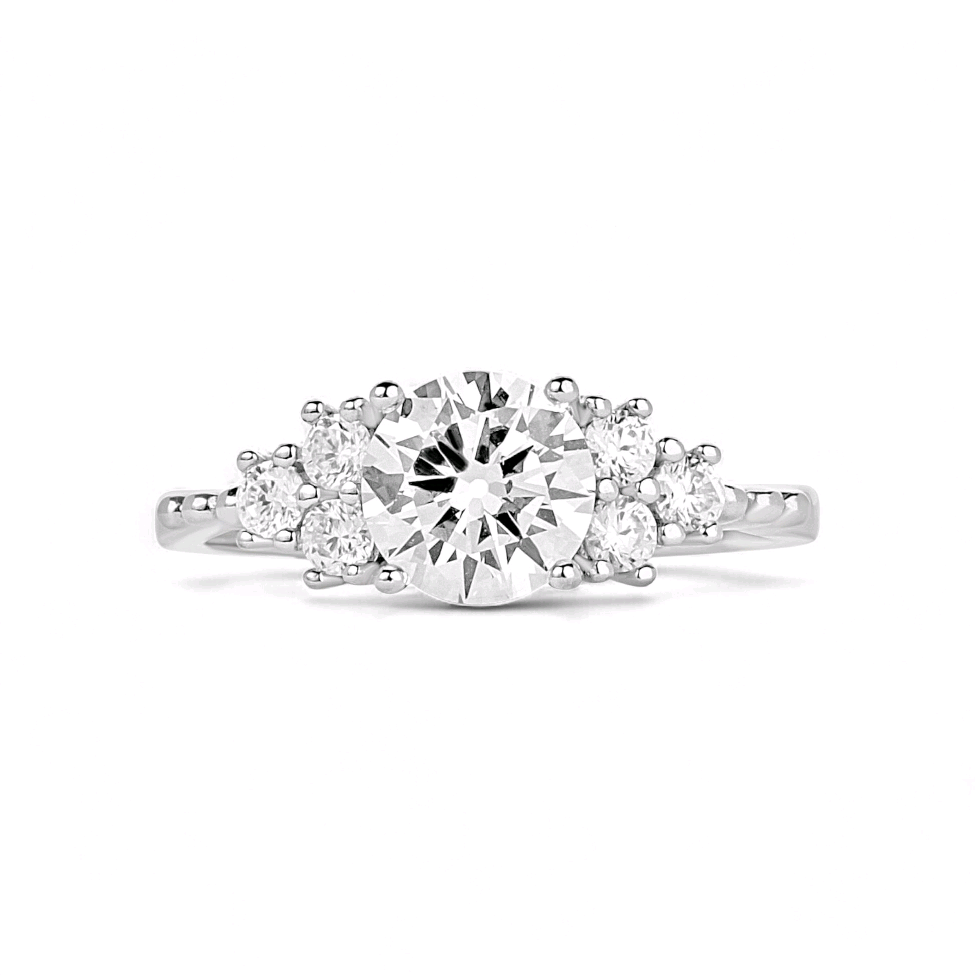 Item | Buy Tare CZ Engagement Ring in 925 Sterling Silver | SPOP Enterprise Global