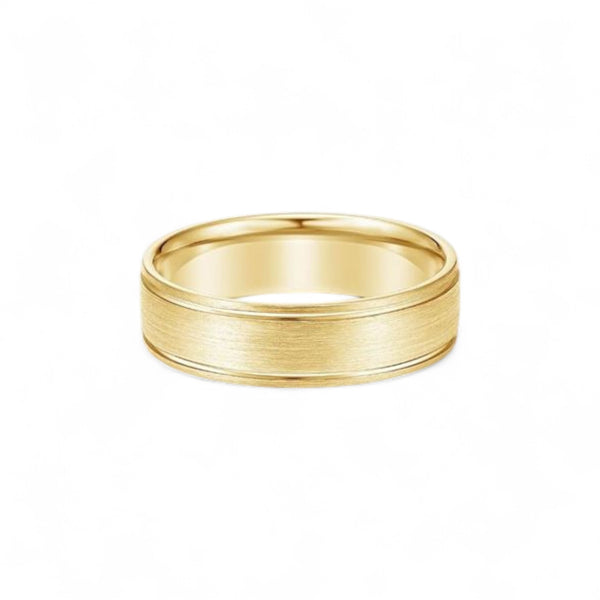 Item | Buy 6mm Sandblast Band in 18KT Gold | SPOP Enterprise Global