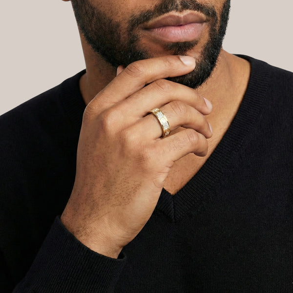 Item | Buy Love Inspired 6mm Natural Diamond Band in 18KT Gold | SPOP Enterprise Global