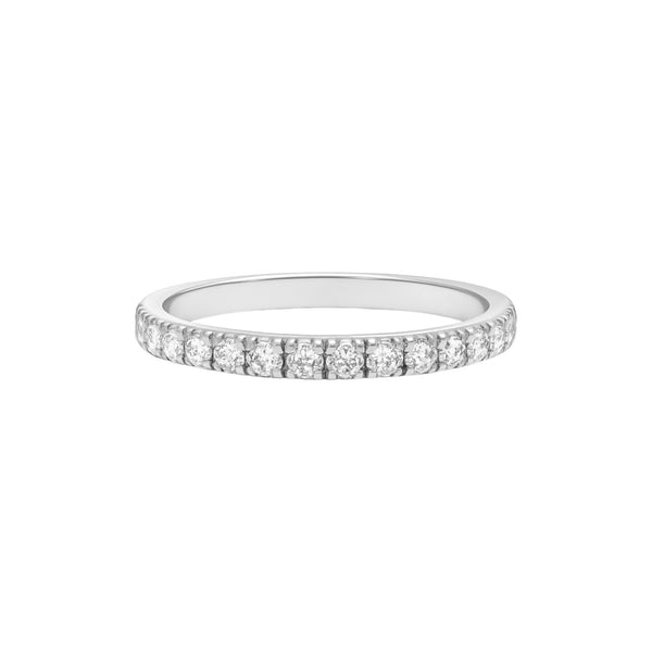 Item | Buy 2MM Pave Natural Diamond Band in 18KT Gold | SPOP Enterprise Global