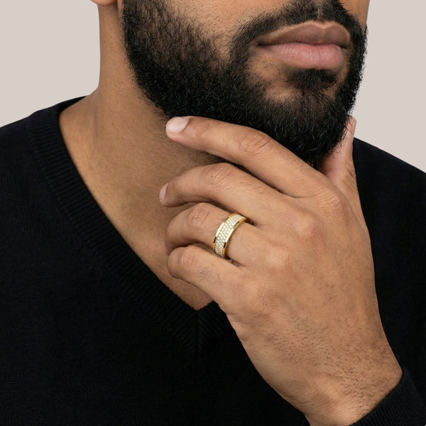 Item | Buy Alexx Natural Diamond Band in 18KT Gold | SPOP Enterprise Global