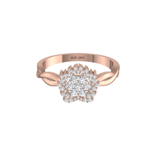 Item | Buy BOZ Forever Moissanite Engagement Ring in 18K Gold | SPOP Enterprise Global
