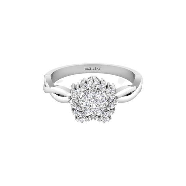 Item | Buy BOZ Forever Moissanite Engagement Ring in 18K Gold | SPOP Enterprise Global