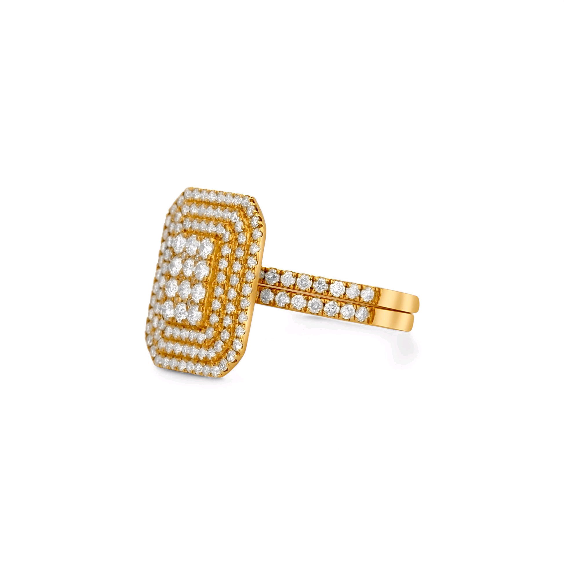 Item | Buy Evelyn Natural Diamond Bride Set in 18KT Gold | SPOP Enterprise Global