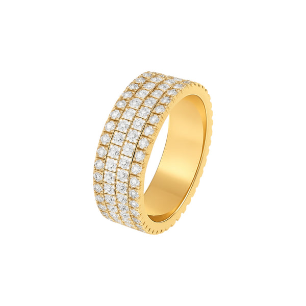 Item | Buy Zeus 360 Natural Diamond Band in 18KT Gold | SPOP Enterprise Global