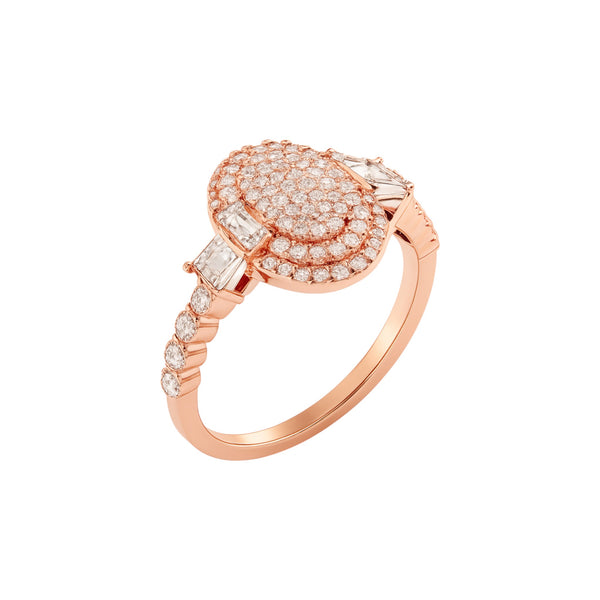 Item | Buy Lucy Oval Cut Diamond Engagement Ring in 18K Gold | SPOP Enterprise Global