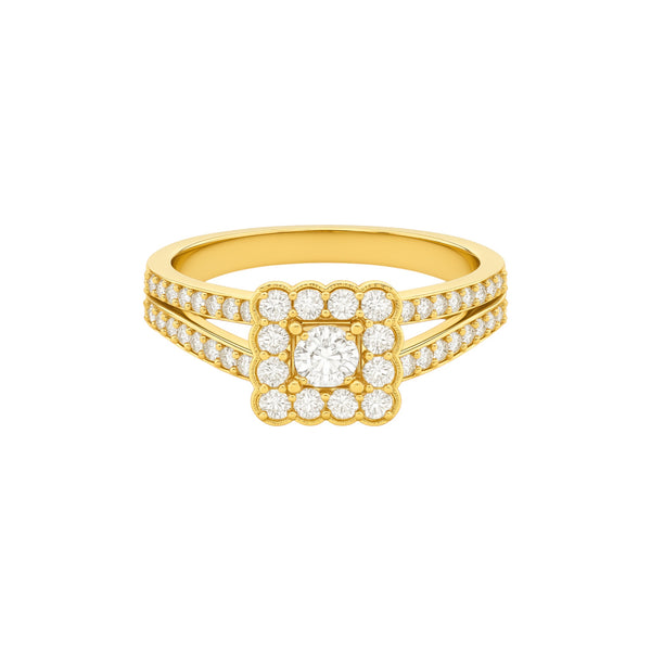 Item | Buy Nora Natural Diamond Engagement Ring in 18K Gold | SPOP Enterprise Global