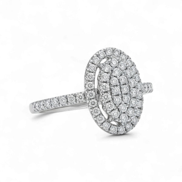 Item | Buy Julie Pear Cut Natural Diamond Engagement Ring in 18KT Gold | SPOP Enterprise Global
