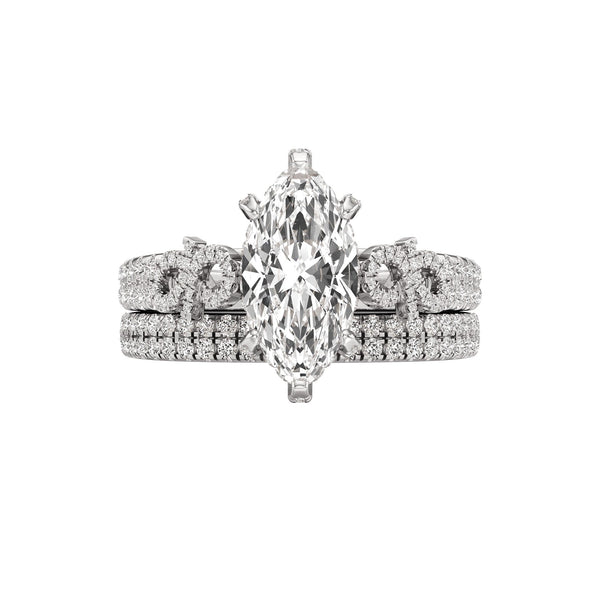 Infinie Signature Marquise Cut Bride Set in 925 Sterling Silver Item | Buy Infinie Signature Marquise Cut Bride Set in 925 Sterling Silver | SPOP Enterprise Global