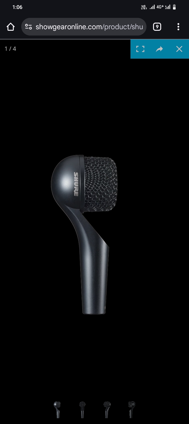 Shure Nexadyne Amp Mic, XLR, Black Item | Buy Shure Nexadyne Amp Mic, XLR, Black | SPOP Enterprise Global