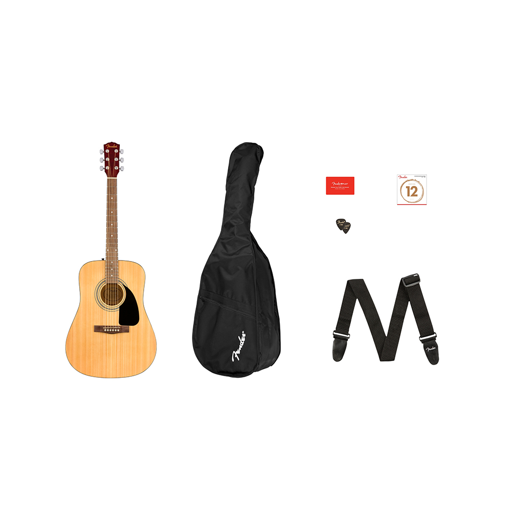 Fender FA-115 Dreadnought Pack, Natural, Walnut Fingerboard Guitar Item | Buy Fender FA-115 Dreadnought Pack, Natural, Walnut Fingerboard Guitar | SPOP Enterprise Global