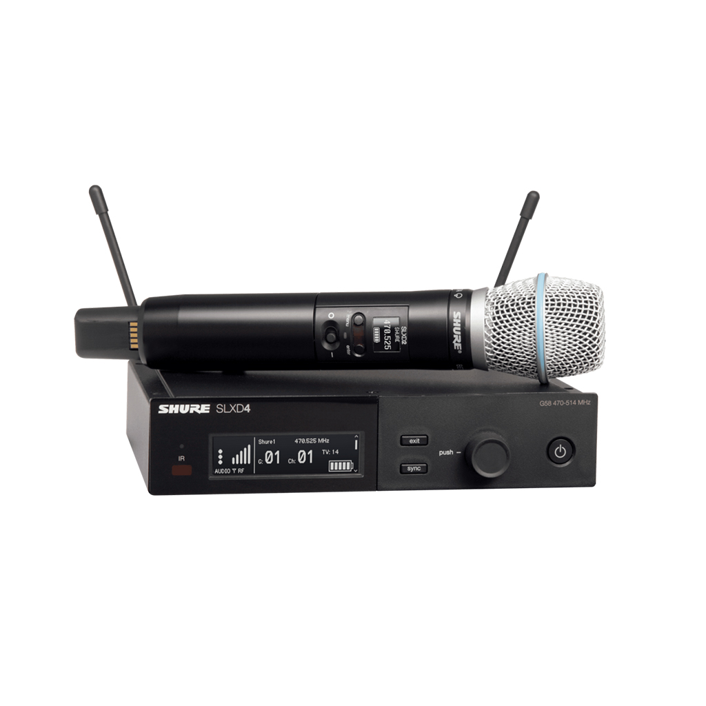Shure SLXD24E/B87A Wireless System with Beta87A Handheld Transmitter Item | Buy Shure SLXD24E/B87A Wireless System with Beta87A Handheld Transmitter | SPOP Enterprise Global