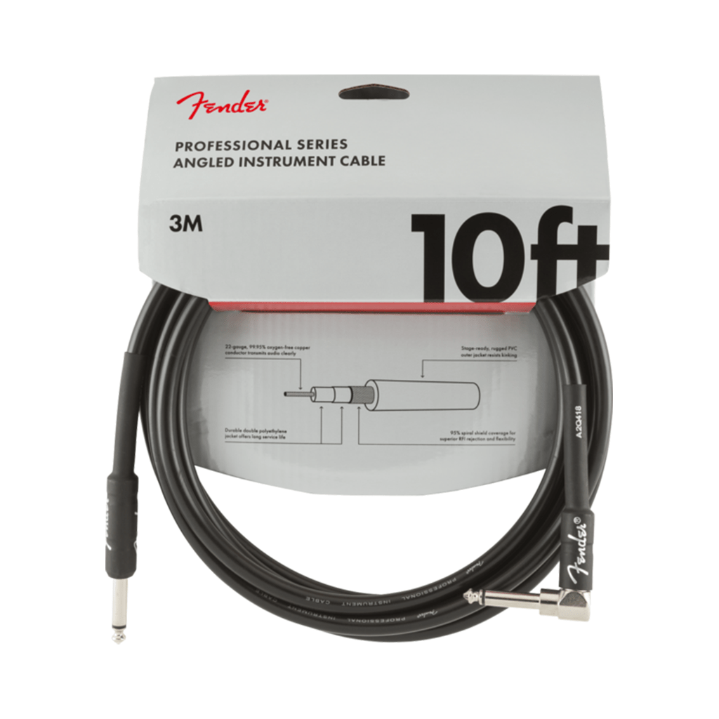 Fender PRO 10′ ANGL INST CABLE BLK Item | Buy Fender PRO 10′ ANGL INST CABLE BLK | SPOP Enterprise Global