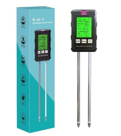6-in-1 Intelligent Soil Tester: Digital Soil Fertility, pH, Moisture, Temperature, and Light Meter for Gardening & Plants Item | Buy 6-in-1 Intelligent Soil Tester: Digital Soil Fertility, pH, Moisture, Temperature, and Light Meter for Gardening & Plants | SPOP Enterprise Global