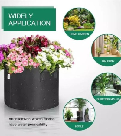 Premium Fabric Grow Bags with Handles – Heavy Duty Breathable Smart Planter Pots for Potatoes, Tomatoes, Vegetables, and Flowers, Eco-Friendly Container Gardening Pots (10-Litres) Item | Buy Premium Fabric Grow Bags with Handles – Heavy Duty Breathable Smart Planter Pots for Potatoes, Tomatoes, Vegetables, and Flowers, Eco-Friendly Container Gardening Pots (10-Litres) | SPOP Enterprise Global