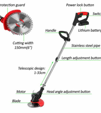 Gravolix Cordless Electric grass cutter trimmer Lawn Mower 48V with 2 Batteries & Charger b,Brush Cutter Brush Cutting Machine Grass Cutter Hand Held|green machine,Black Item | Buy Gravolix Cordless Electric grass cutter trimmer Lawn Mower 48V with 2 Batteries & Charger b,Brush Cutter Brush Cutting Machine Grass Cutter Hand Held|green machine,Black | SPOP Enterprise Global