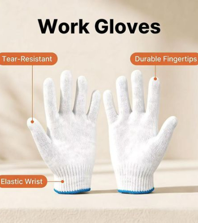 24 Pcs Cotton Safety Work Gloves, Heavy‑Duty Knitted Protective Gloves for Workshop, Construction & Home Repair Item | Buy 24 Pcs Cotton Safety Work Gloves, Heavy‑Duty Knitted Protective Gloves for Workshop, Construction & Home Repair | SPOP Enterprise Global