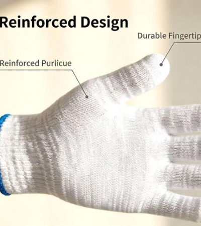 24 Pcs Cotton Safety Work Gloves, Heavy‑Duty Knitted Protective Gloves for Workshop, Construction & Home Repair Item | Buy 24 Pcs Cotton Safety Work Gloves, Heavy‑Duty Knitted Protective Gloves for Workshop, Construction & Home Repair | SPOP Enterprise Global