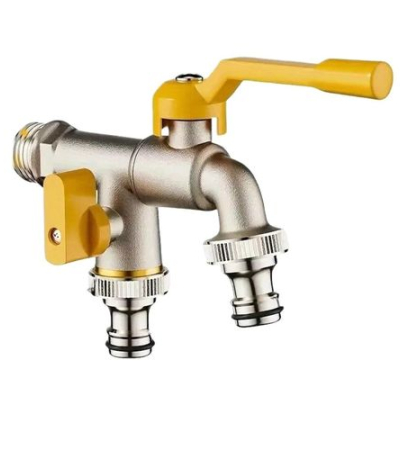 Outdoor garden dual-outlet faucet, all-copper dual-control faucet Item | Buy Outdoor garden dual-outlet faucet, all-copper dual-control faucet | SPOP Enterprise Global