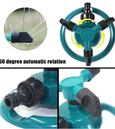 Automatic 360° rotating garden watering sprinkler is perfect for watering garden, lawns, vegetable farms, trees, shrubs etc. It is perfect for wetting in Oil palm nursery and other plant nursery. Powered by just house tap pressure no electrical pump power Item | Buy Automatic 360° rotating garden watering sprinkler is perfect for watering garden, lawns, vegetable farms, trees, shrubs etc. It is perfect for wetting in Oil palm nursery and other plant nursery. Powered by just house tap pressure no electrical pump power | SPOP Enterprise Global