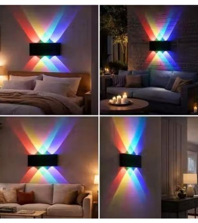 Up And Down LED Wall Light - RGB - 6W - 220V - ABS+PC - Black Item | Buy Up And Down LED Wall Light - RGB - 6W - 220V - ABS+PC - Black | SPOP Enterprise Global