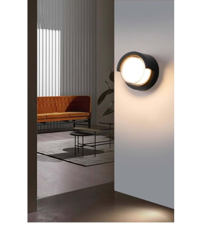 Waterproof Round Led Wall Light - Black Item | Buy Waterproof Round Led Wall Light - Black | SPOP Enterprise Global
