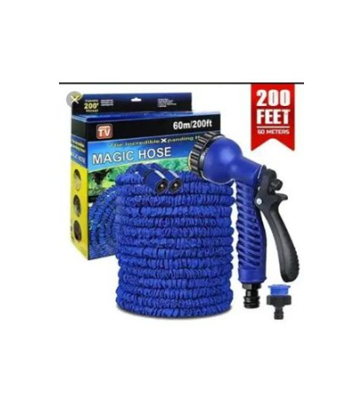 Expandable Magic Flexible Water Hose With Nozzle - Blue Item | Buy Expandable Magic Flexible Water Hose With Nozzle - Blue | SPOP Enterprise Global