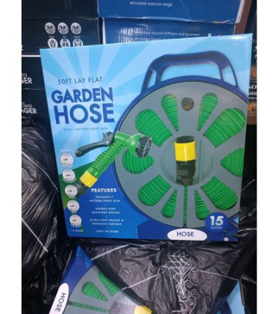 50ft (15m) Lay Flat Garden Hose - Flexible Water Hose for Outdoor Use Item | Buy 50ft (15m) Lay Flat Garden Hose - Flexible Water Hose for Outdoor Use | SPOP Enterprise Global