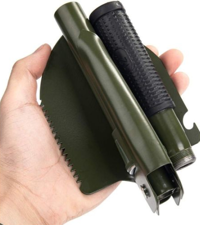 Gardening Folding Shovel Camping Shovel Survival Gear Entrenching Tool with Carrying Pouch Metal Handle for Camping Trekking Gardening Fishing Backpacking Snow (Green Item | Buy Gardening Folding Shovel Camping Shovel Survival Gear Entrenching Tool with Carrying Pouch Metal Handle for Camping Trekking Gardening Fishing Backpacking Snow (Green | SPOP Enterprise Global
