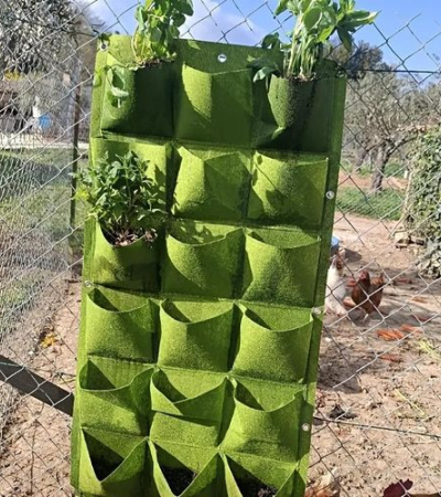 18-Pocket Vertical Garden Planter - Lightweight Wall-Mounted Planting Bags,Space-Saving Design for Indoor & Outdoor Use,Modern Hanging Planter for Balconies and Patios Item | Buy 18-Pocket Vertical Garden Planter - Lightweight Wall-Mounted Planting Bags,Space-Saving Design for Indoor & Outdoor Use,Modern Hanging Planter for Balconies and Patios | SPOP Enterprise Global