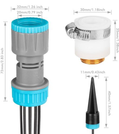 A plant watering kit with 10 drippers, suitable for garden lawns and horticultural irrigation. Item | Buy A plant watering kit with 10 drippers, suitable for garden lawns and horticultural irrigation. | SPOP Enterprise Global