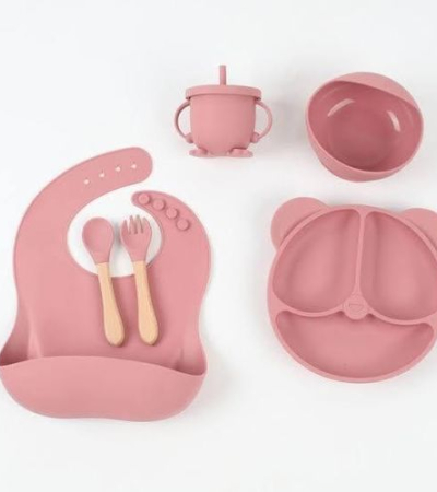 Silicone Suction Bowl And Spoon Set- Baby Feeding Set Plate, Cup Item | Buy Silicone Suction Bowl And Spoon Set- Baby Feeding Set Plate, Cup | SPOP Enterprise Global