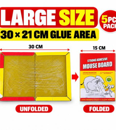 5PCS Rat & Mouse Glue Trap Board Strong Adhesive With Built-In Bait Ready To Use Indoor Pest Control Item | Buy 5PCS Rat & Mouse Glue Trap Board Strong Adhesive With Built-In Bait Ready To Use Indoor Pest Control | SPOP Enterprise Global