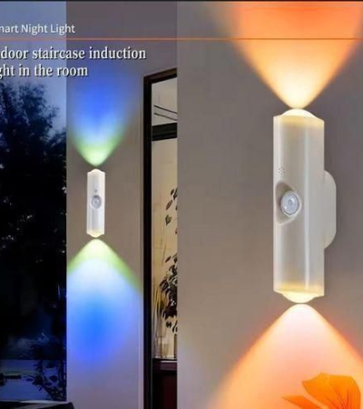 LED Wall Light with Motion Sensor RGB Color Changing Indoor Night Lamp for Bedroom, Living Room With Remote Control Item | Buy LED Wall Light with Motion Sensor RGB Color Changing Indoor Night Lamp for Bedroom, Living Room With Remote Control | SPOP Enterprise Global