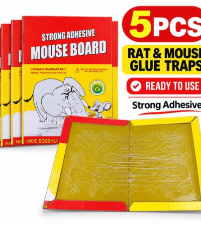 5PCS Rat & Mouse Glue Trap Board Strong Adhesive With Built-In Bait Ready To Use Indoor Pest Control Item | Buy 5PCS Rat & Mouse Glue Trap Board Strong Adhesive With Built-In Bait Ready To Use Indoor Pest Control | SPOP Enterprise Global