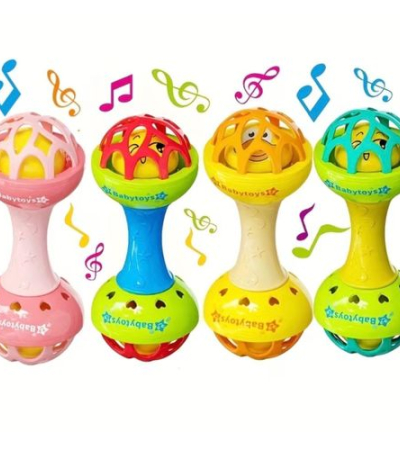 Clo 2pc Baby Double Headed Ringing Toy, available in multiple colors, bright and eye-catching, loved by babies, Christmas gift Item | Buy Clo 2pc Baby Double Headed Ringing Toy, available in multiple colors, bright and eye-catching, loved by babies, Christmas gift | SPOP Enterprise Global