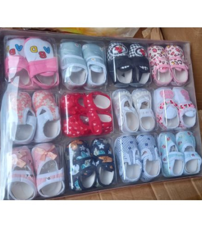 12 Pairs - Beautiful New Born Baby Unisex Shoe Item | Buy 12 Pairs - Beautiful New Born Baby Unisex Shoe | SPOP Enterprise Global