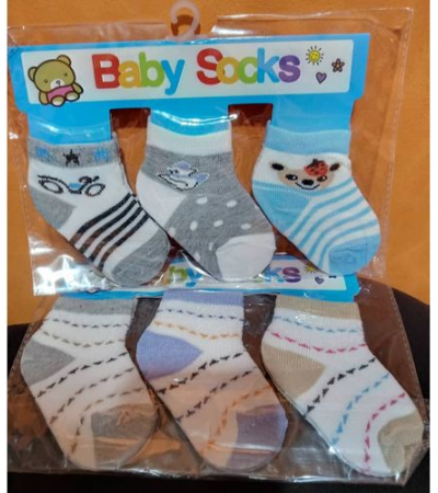 6pairs Beautiful Design Unisex New Born Till Gown Up Socks Item | Buy 6pairs Beautiful Design Unisex New Born Till Gown Up Socks | SPOP Enterprise Global