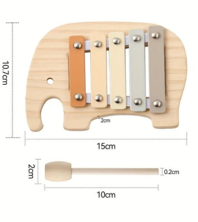 Digabi Baby Wooden Elephant Toy, Educational Elephant Toy Board, Multifunctional Hand and Brain Development Parent-Child Toy, Christmas Gift Item | Buy Digabi Baby Wooden Elephant Toy, Educational Elephant Toy Board, Multifunctional Hand and Brain Development Parent-Child Toy, Christmas Gift | SPOP Enterprise Global