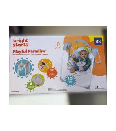 Bright Starts Playful Paradise Portable Compact Baby Swing Item | Buy Bright Starts Playful Paradise Portable Compact Baby Swing | SPOP Enterprise Global