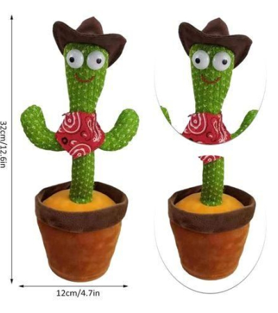 Singing And Dancing Recording Cactus Creative Plush Toy Item | Buy Singing And Dancing Recording Cactus Creative Plush Toy | SPOP Enterprise Global