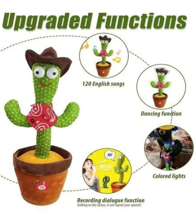 Singing And Dancing Recording Cactus Creative Plush Toy Item | Buy Singing And Dancing Recording Cactus Creative Plush Toy | SPOP Enterprise Global