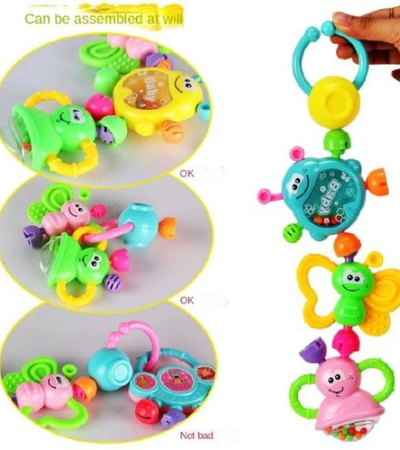 Digabi 7pcs Baby Rattles Toys Set, Infant Grab Shake Rattle, Early Development Learning Music Toy, Newborn Birthday Gifts for 0-2 years baby Item | Buy Digabi 7pcs Baby Rattles Toys Set, Infant Grab Shake Rattle, Early Development Learning Music Toy, Newborn Birthday Gifts for 0-2 years baby | SPOP Enterprise Global